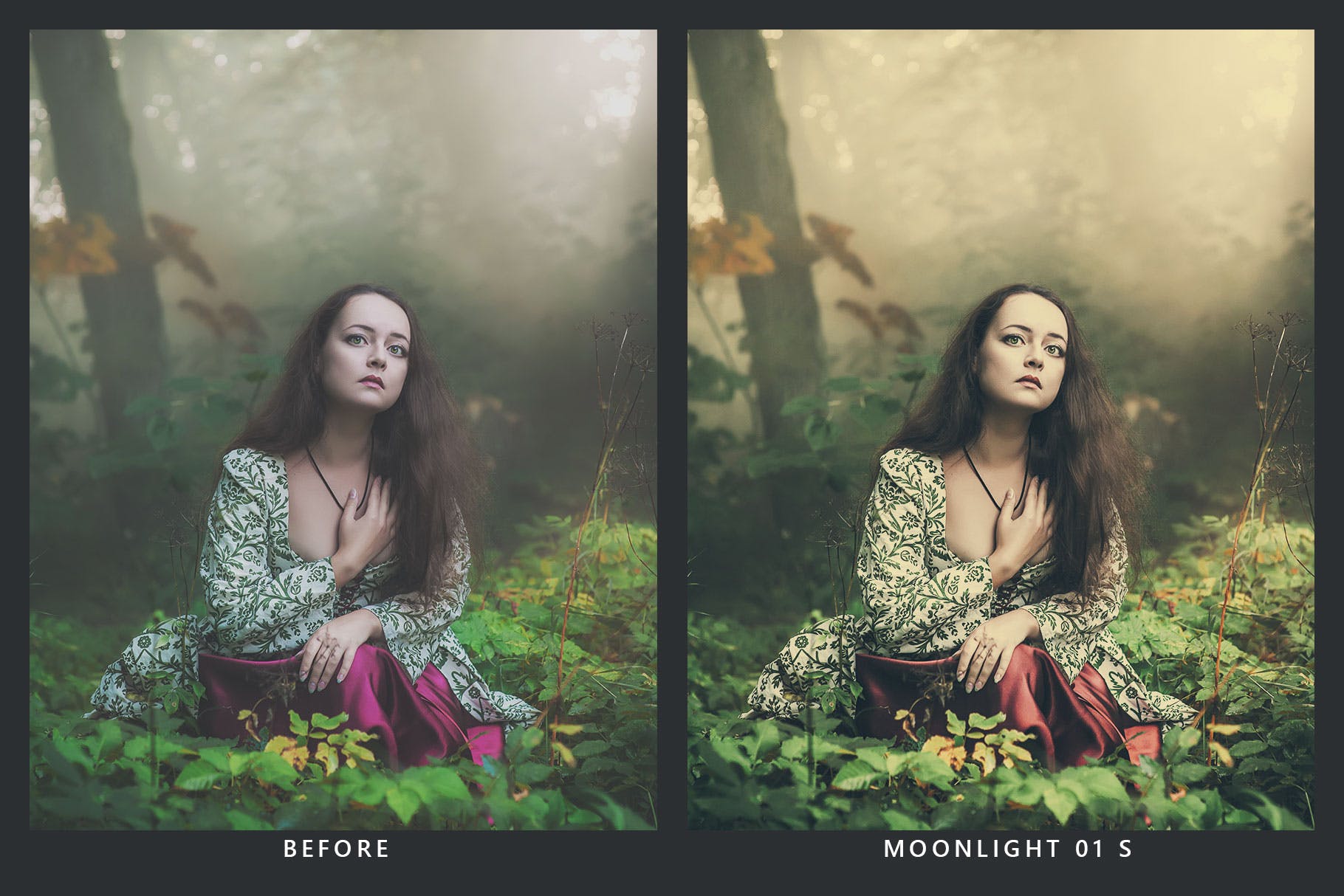 Luts调色预设-20个童话魔幻森林调色LUTs20 Fairytale Lightroom Presets & LUTs插图8