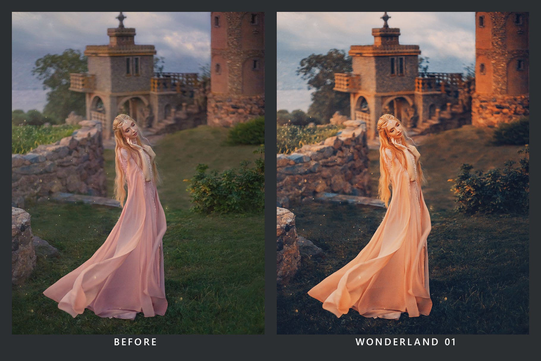 Luts调色预设-20个童话魔幻森林调色LUTs20 Fairytale Lightroom Presets & LUTs插图11