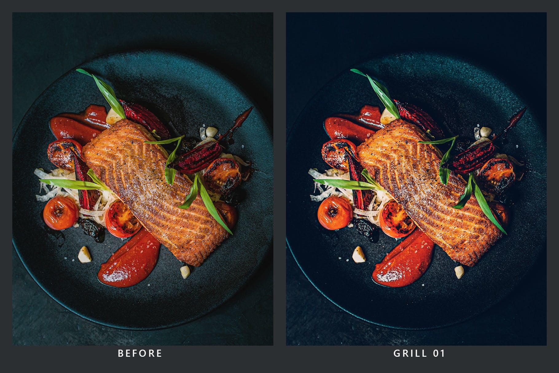 Luts调色预设-20个美食料理餐饮视频调色滤镜20 Gourmet Lightroom Presets & LUTs插图10
