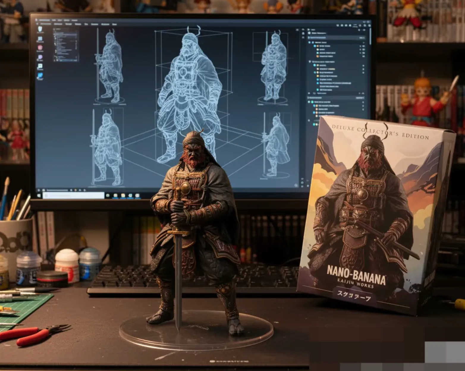 AI圈的“邪门”香蕉:黑钟馗手办级神图刷爆全网,谷歌神秘模型彻底藏不住了 AI圈的“邪门”香蕉:黑钟馗手办级神图刷爆全网,谷歌神秘模型彻底藏不住了