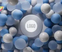 动态气球LogoFCPX模板