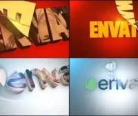 超级漫画英雄标志标志FCPX模板