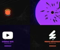 FCPX模板的万圣节标志